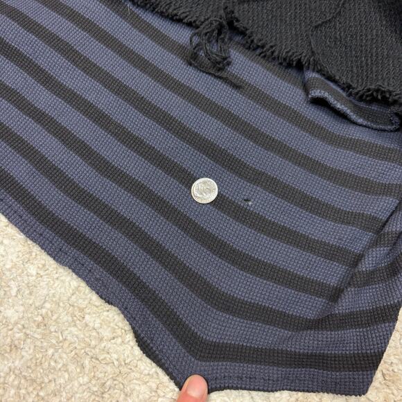 LongJourney Deconstructed Hoodie Men's Large Grunge Punk Emo Goth Streetwear - Picture 9 of 10